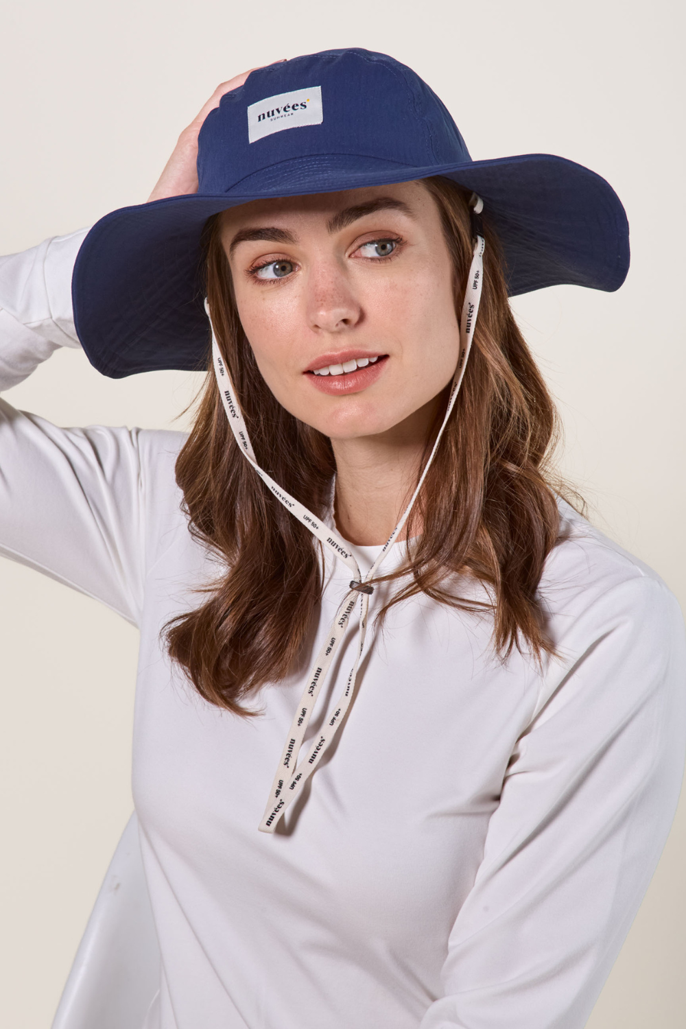 Chapeau anti-UV femme - Bleu Océan - Nuvées - UPF 50+