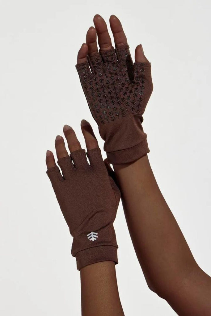 Acheter Mitaines antidérapantes de Protection solaire pour hommes, gants  élastiques en soie glacée, gants demi-doigts